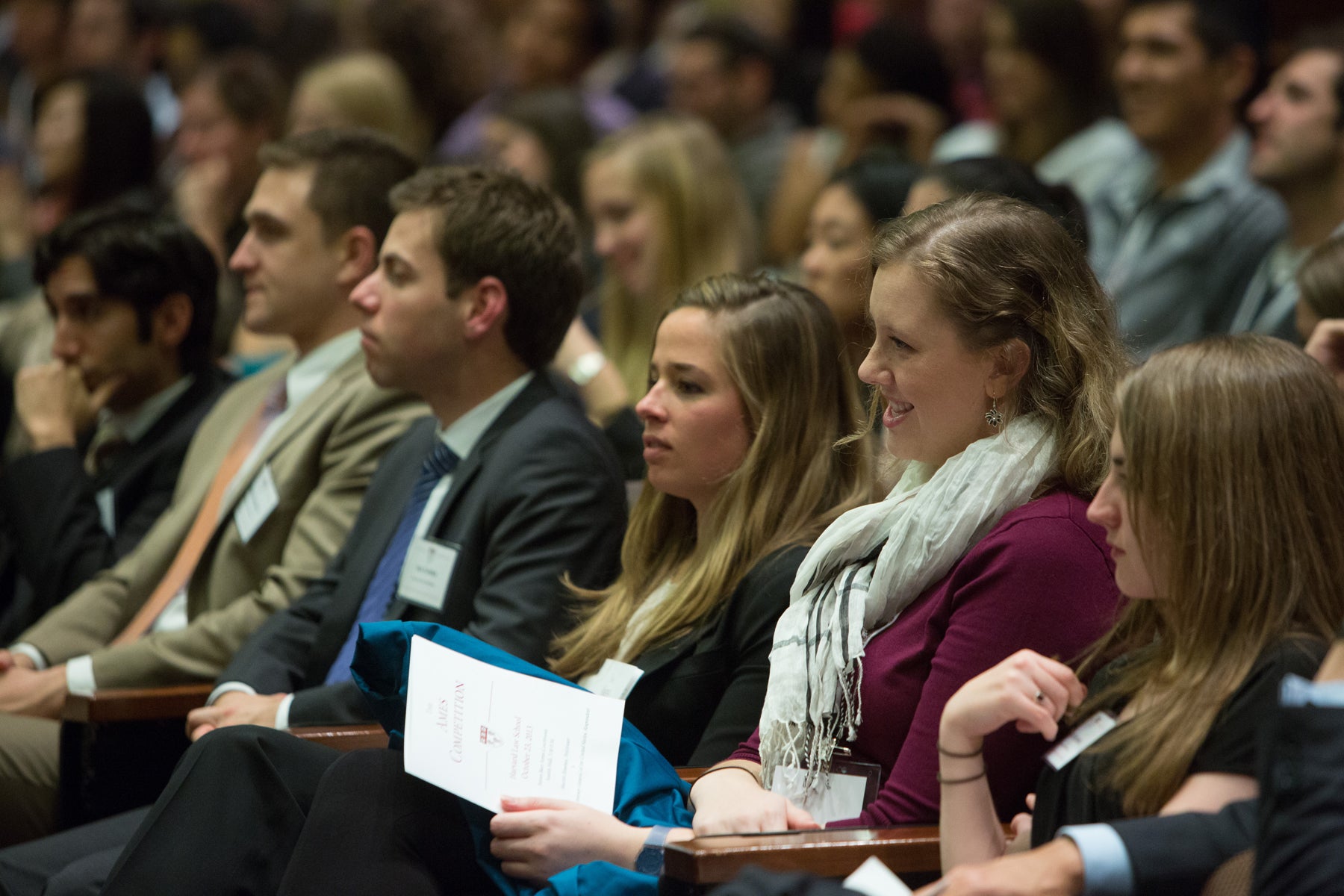 audience watching Ames Moot Court