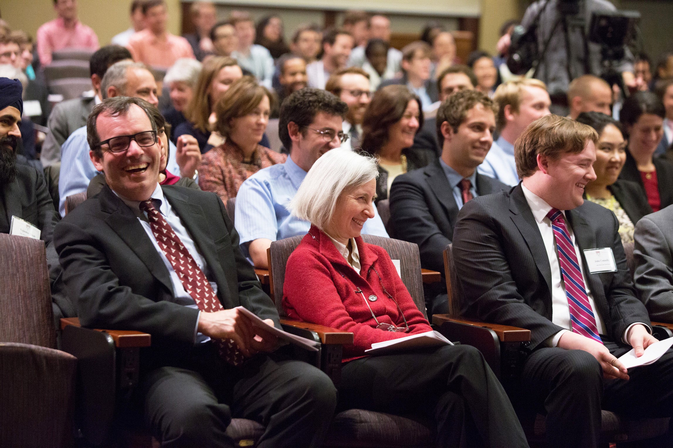 Martha Minow in the audience