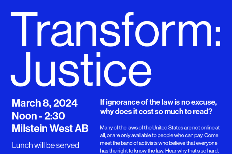 Transform Justice poster