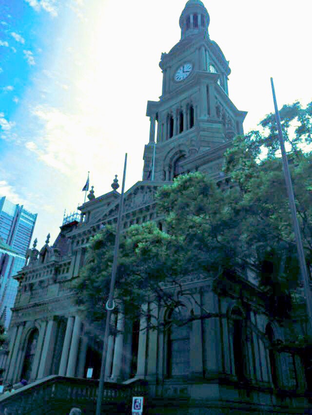 The exterior of a municipal building