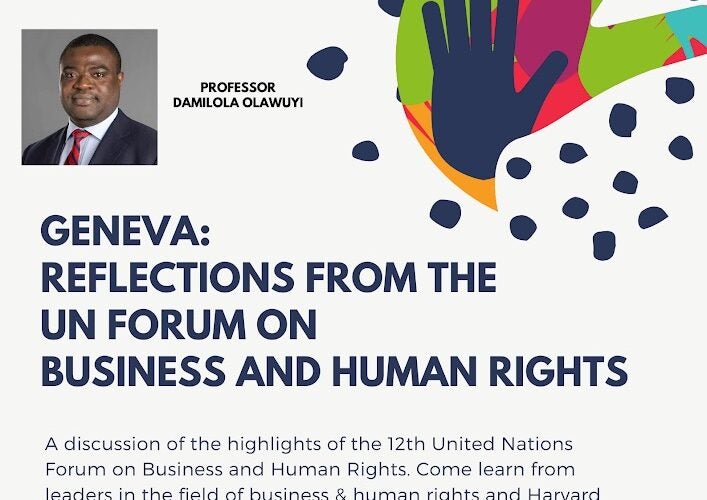 Image thumbnail for Geneva: Reflections from the UN Forum on Business and Human Rights