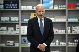 Joe Biden at the National Institutes of Health.