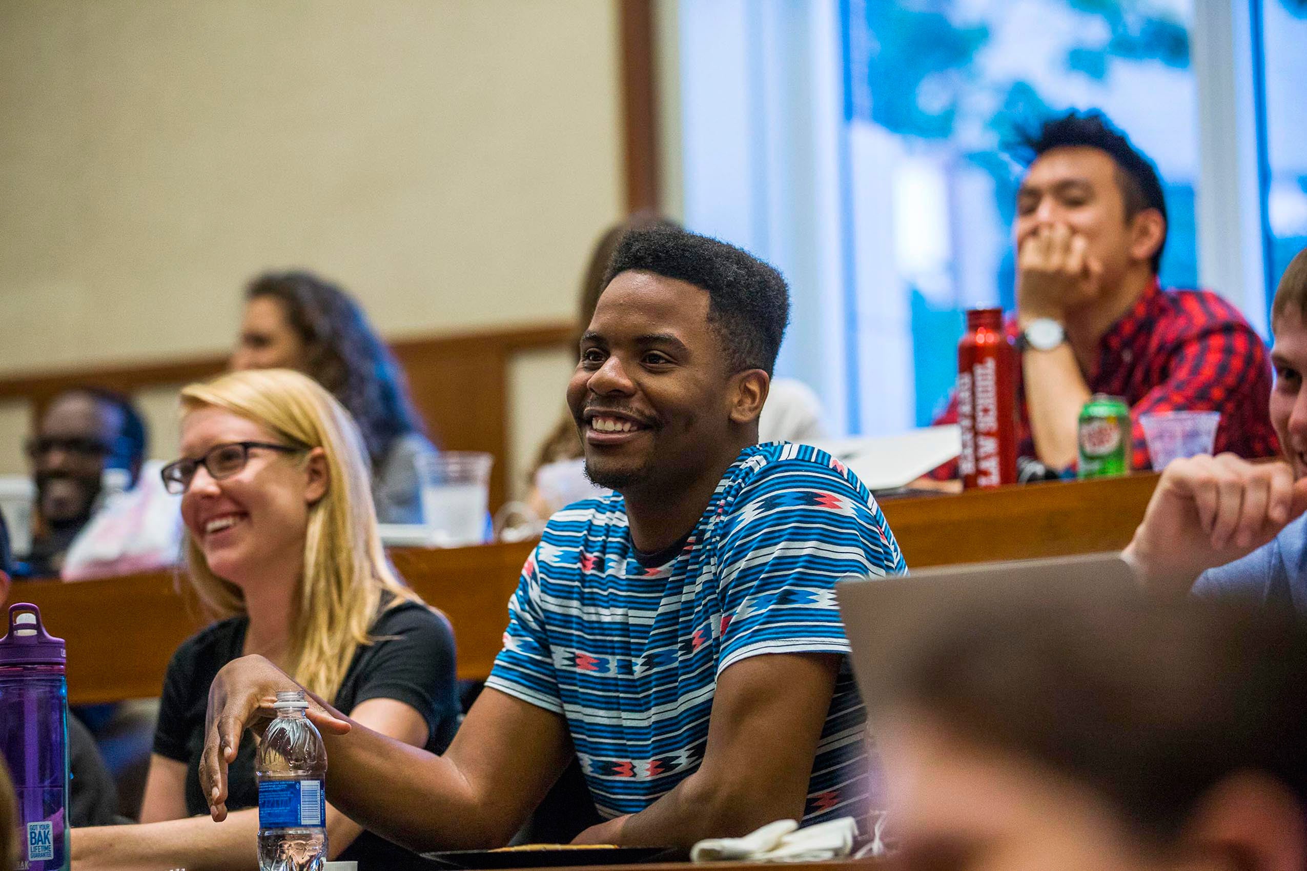 Students in a lecture hall
