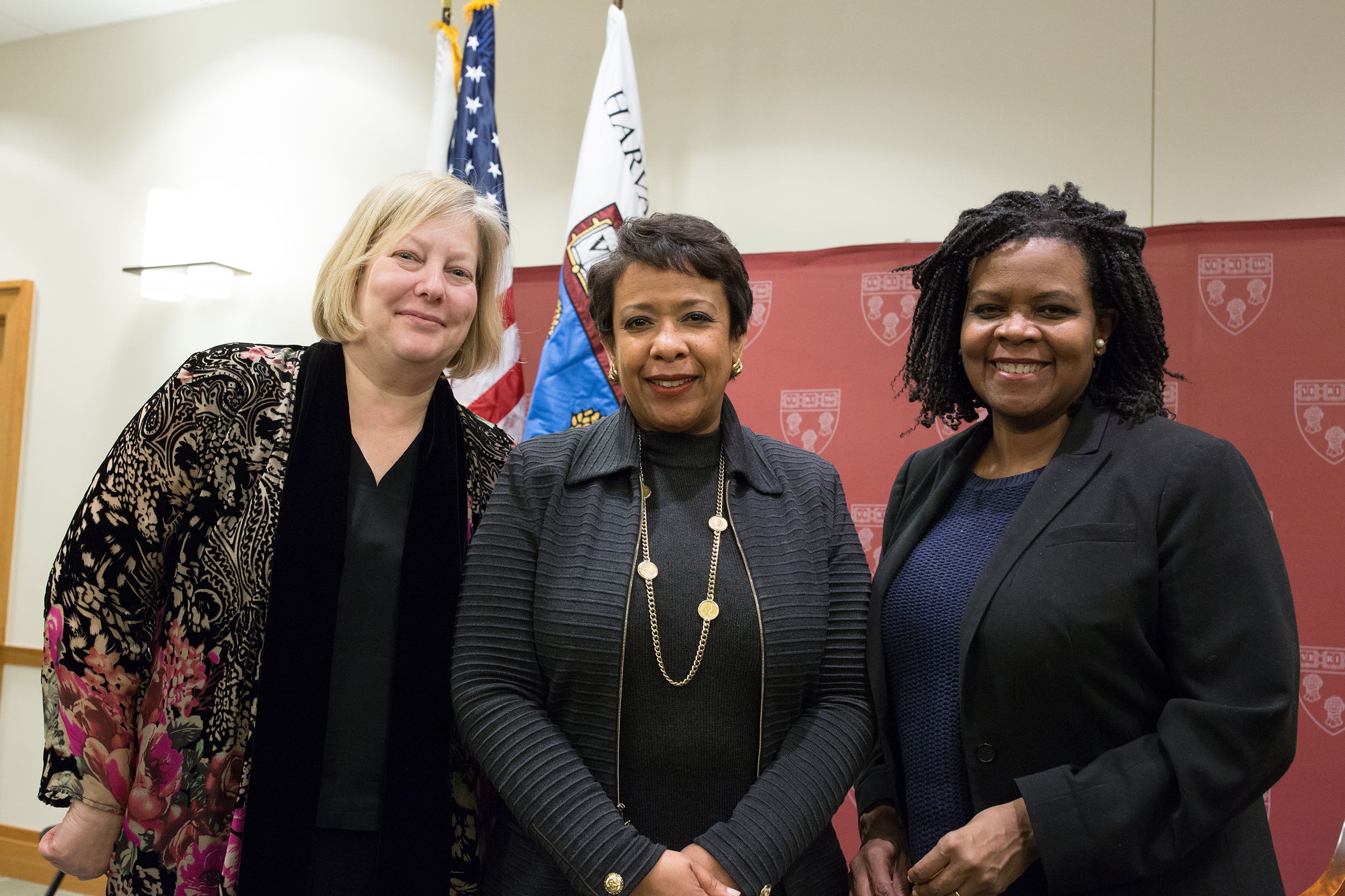 Carol Steiker, Loretta Lynch, and Annette Gordon-Reed