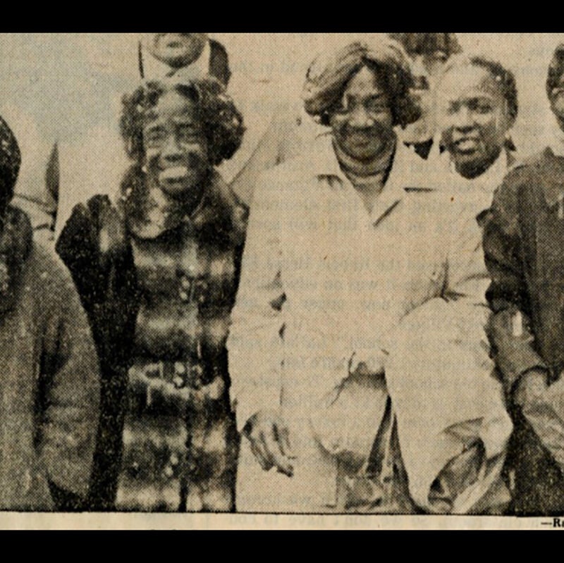 Chattanooga Five newspaper clipping from 1981.