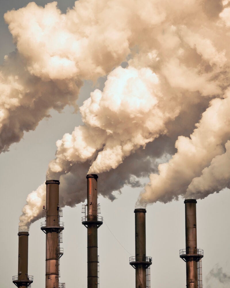 Smokestacks.