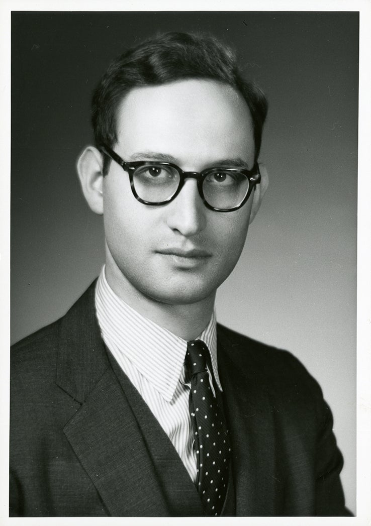 Charles Fried black and white headshot from 1964.