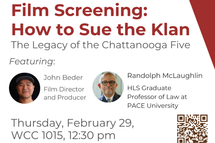 Image thumbnail for Film Screening: How to Sue the Klan