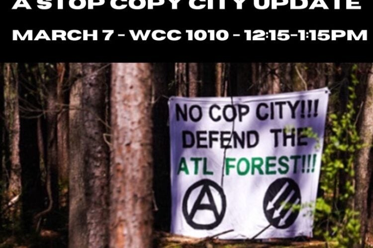 Image thumbnail for No Justice, No Peace, Abolish the Police: A Stop Cop City Update