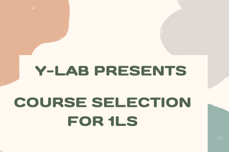 Y Lab Course Selection advertisement poster