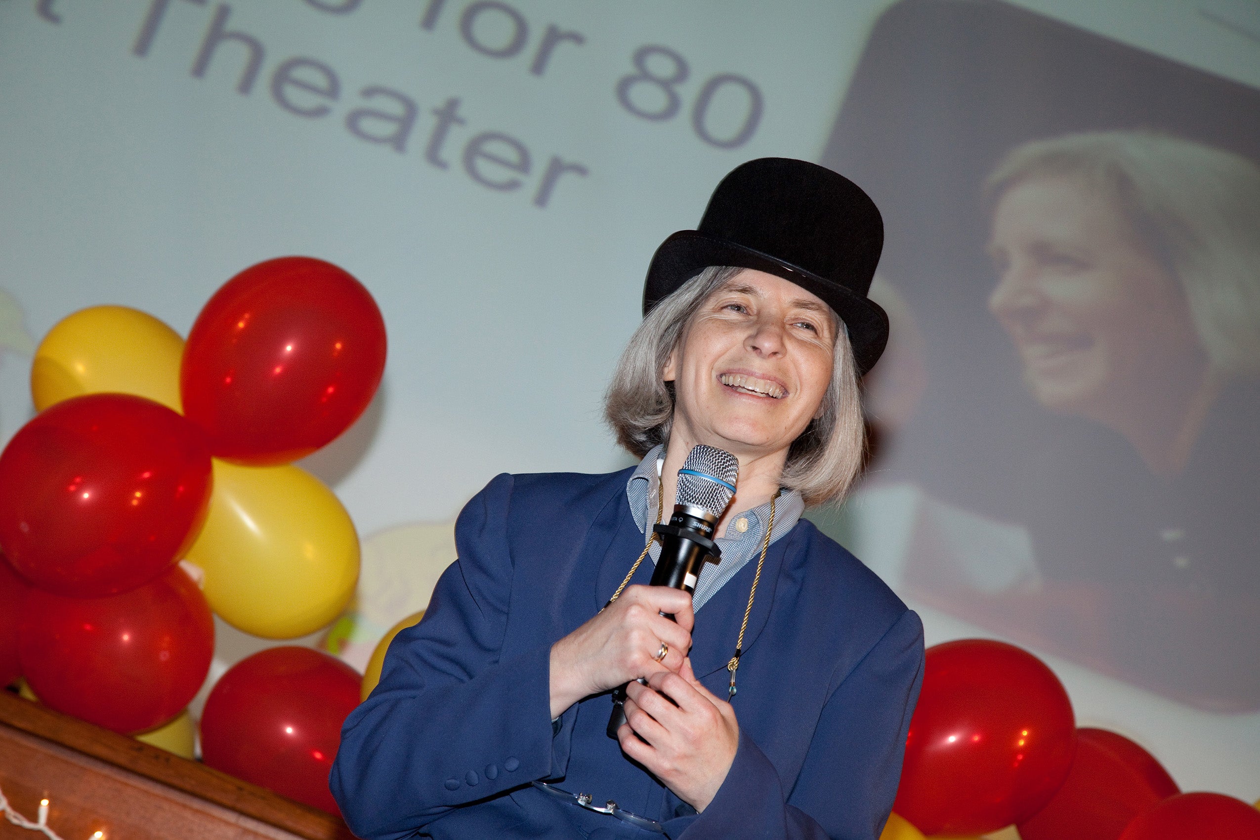 Minow wearing top hat