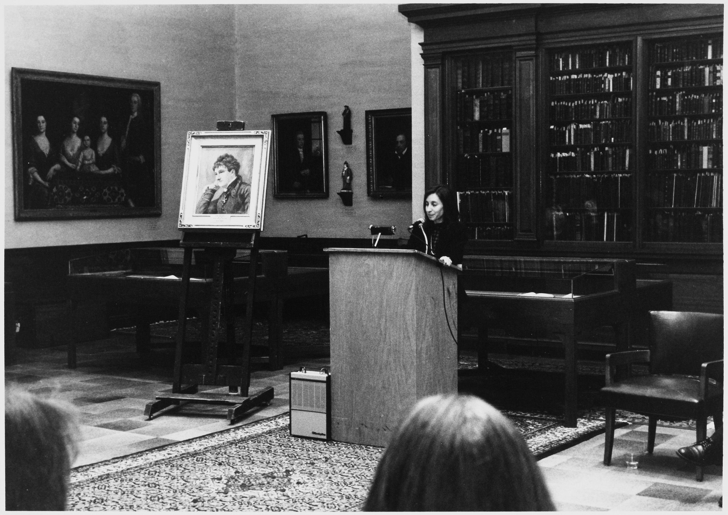 Black-and-white image of Martha Minow