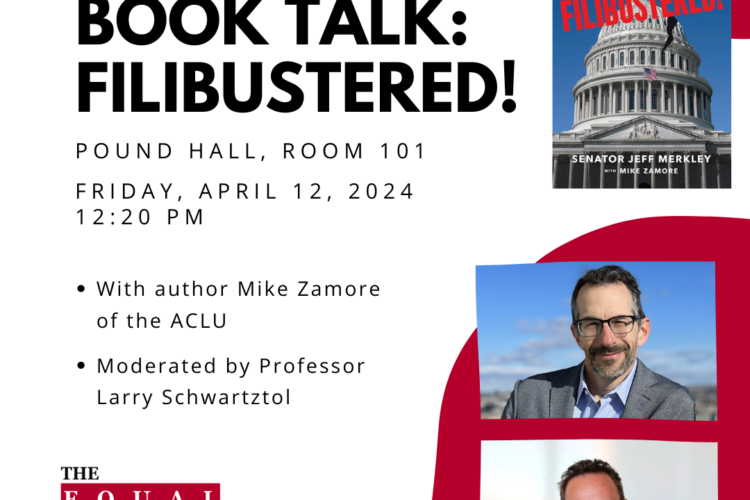 Image thumbnail for Book Talk: Filibustered!, with Author Mike Zamore and Professor Larry Schwartztol