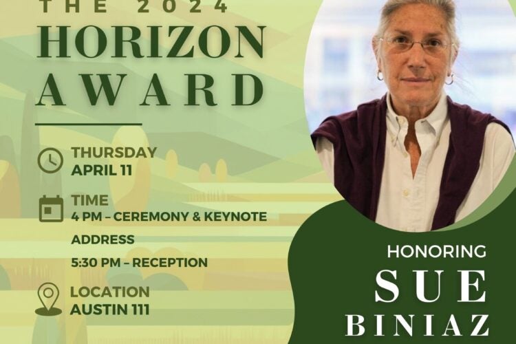 Image thumbnail for 2024 Horizon Award Honoring Deputy Special Envoy for Climate Sue Biniaz