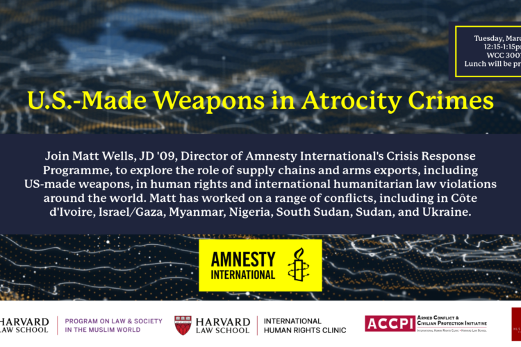 Image thumbnail for U.S.-Made Weapons in Atrocity Crimes