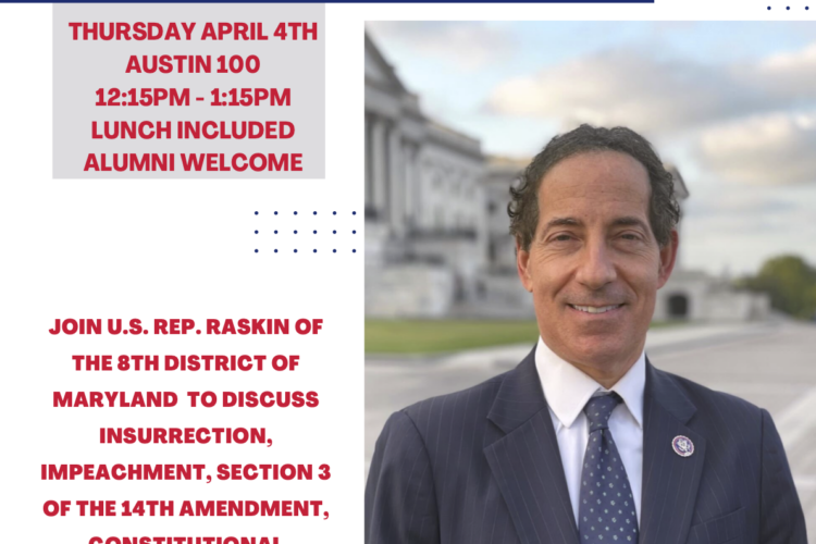Image thumbnail for Lunch Talk with Congressman Jamie Raskin