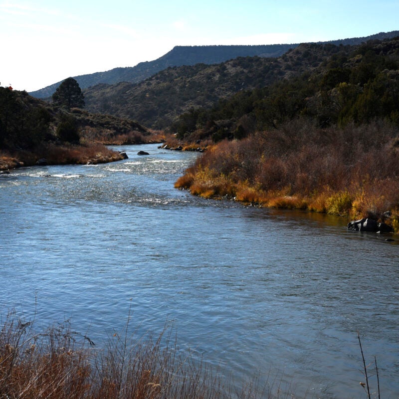 Rio Grande near Taos, New Mexico.