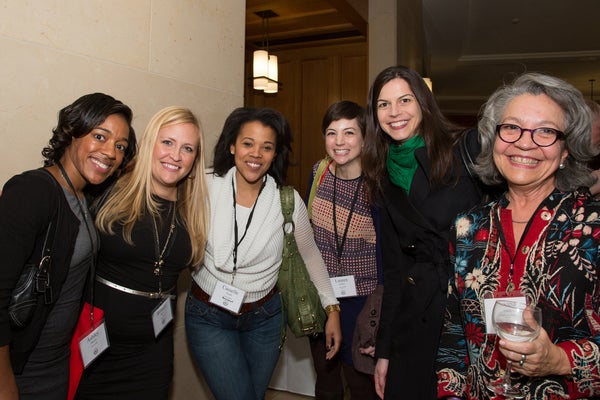 Six women at the HLAB 100th Anniversary celebration.
