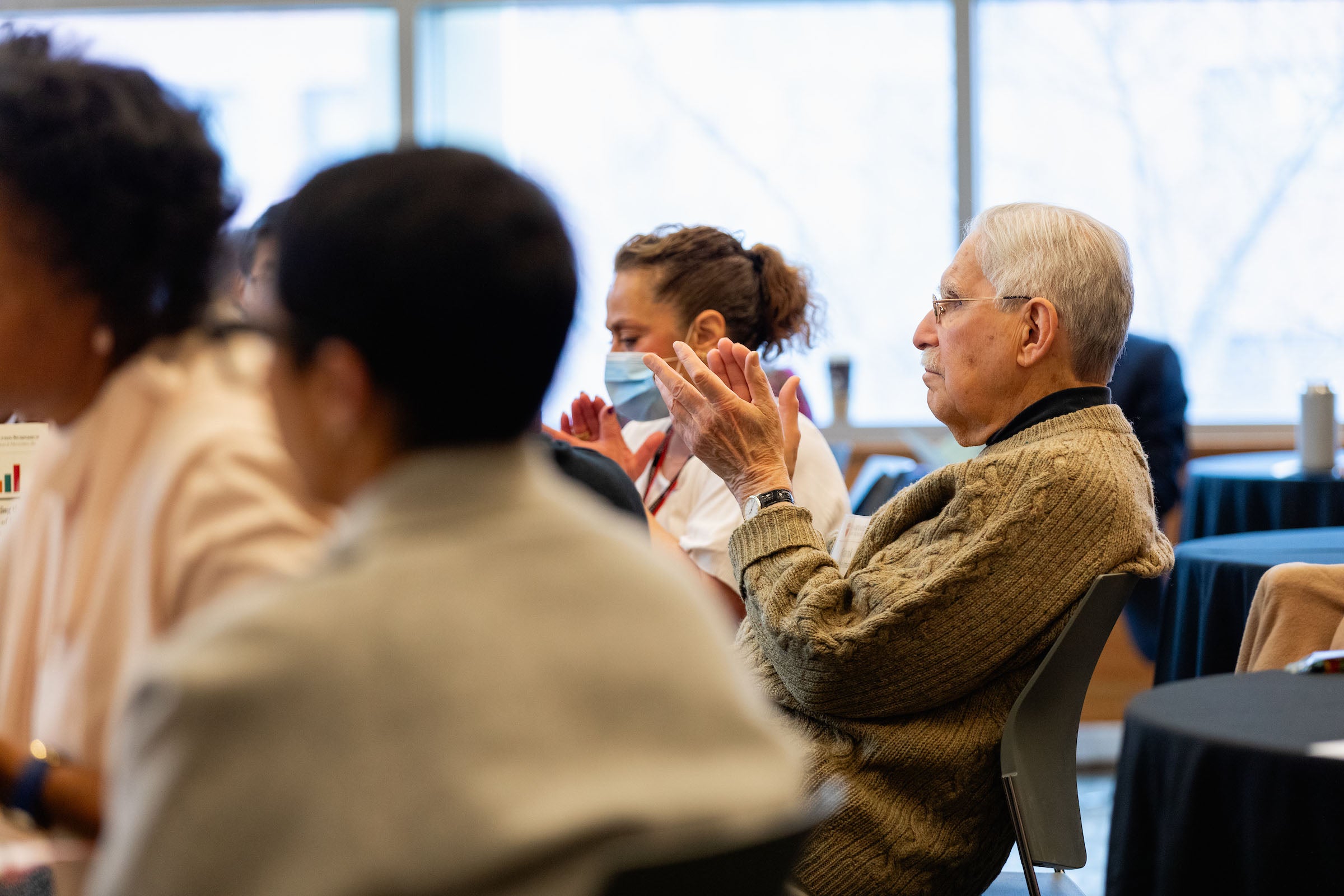 Frank Michelman among attendees.