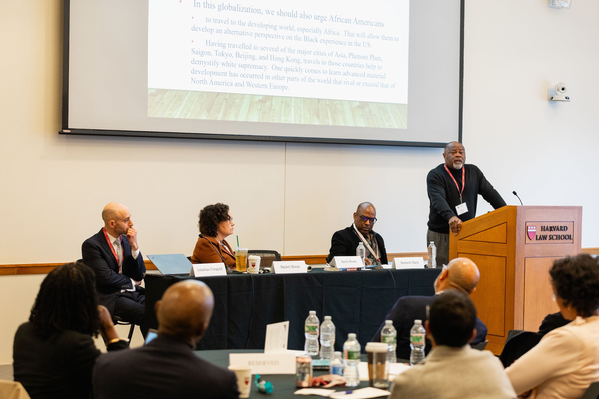 Kevin Brown and fellow Belinda Sutton Symposium panelists.