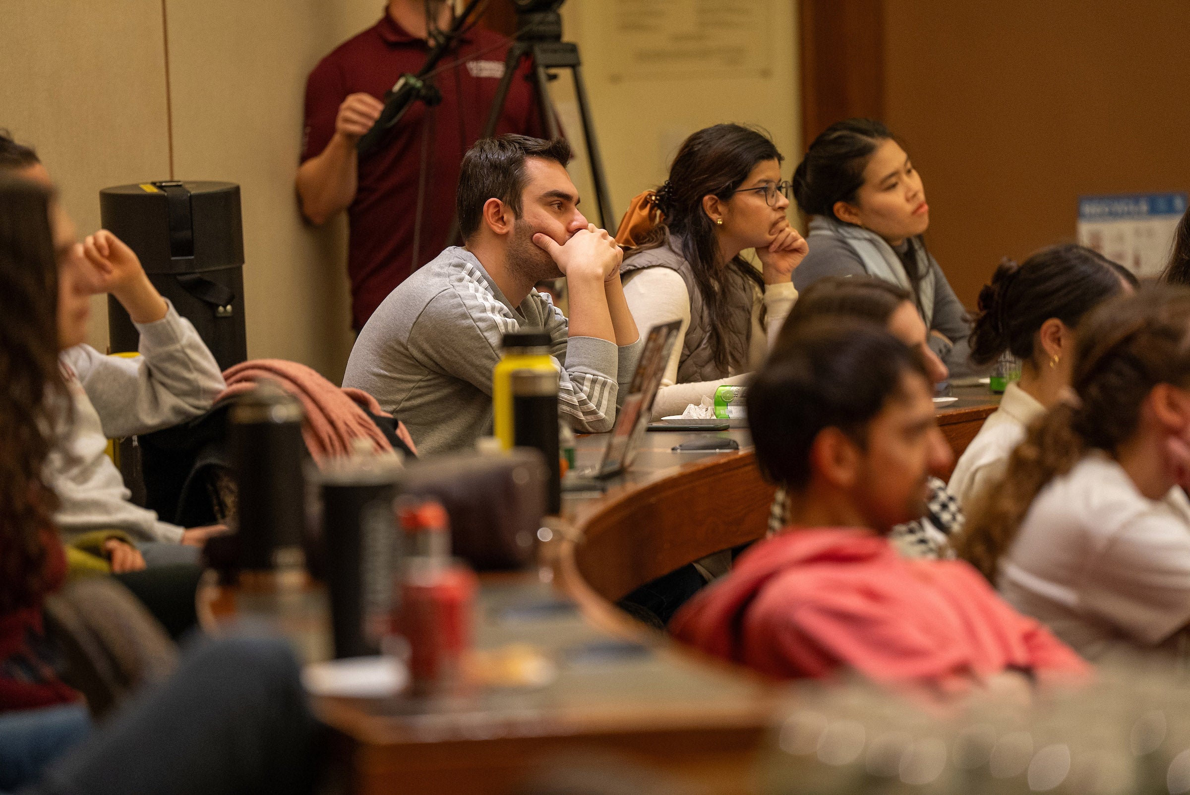 Last Lecture audience members.