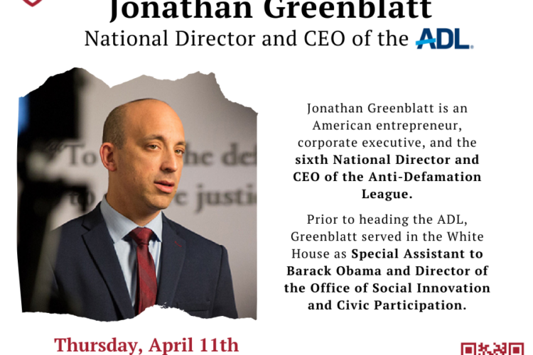 Image thumbnail for A Conversation with Jonathan Greenblatt (National Director and CEO of the ADL)