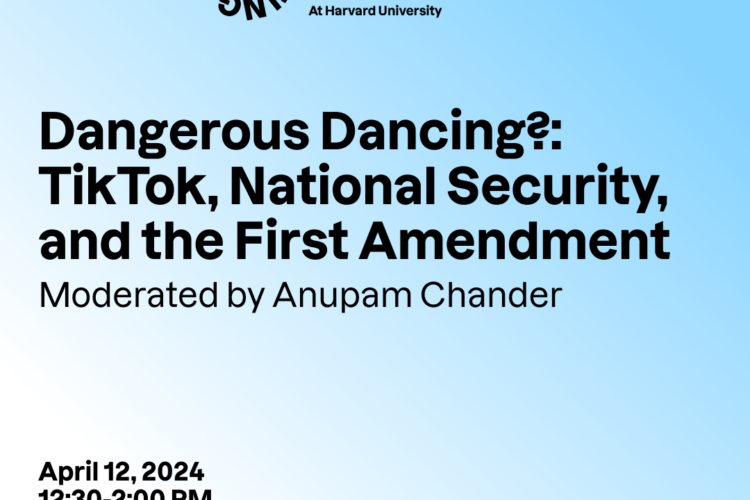 Image thumbnail for Dangerous Dancing?: TikTok, National Security, and the First Amendment