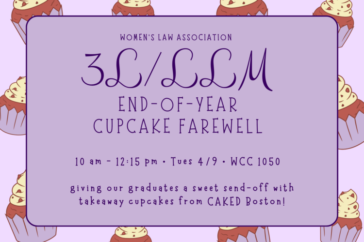 Image thumbnail for WLA 3L/LLM End-of-Year Cupcake Farewell!