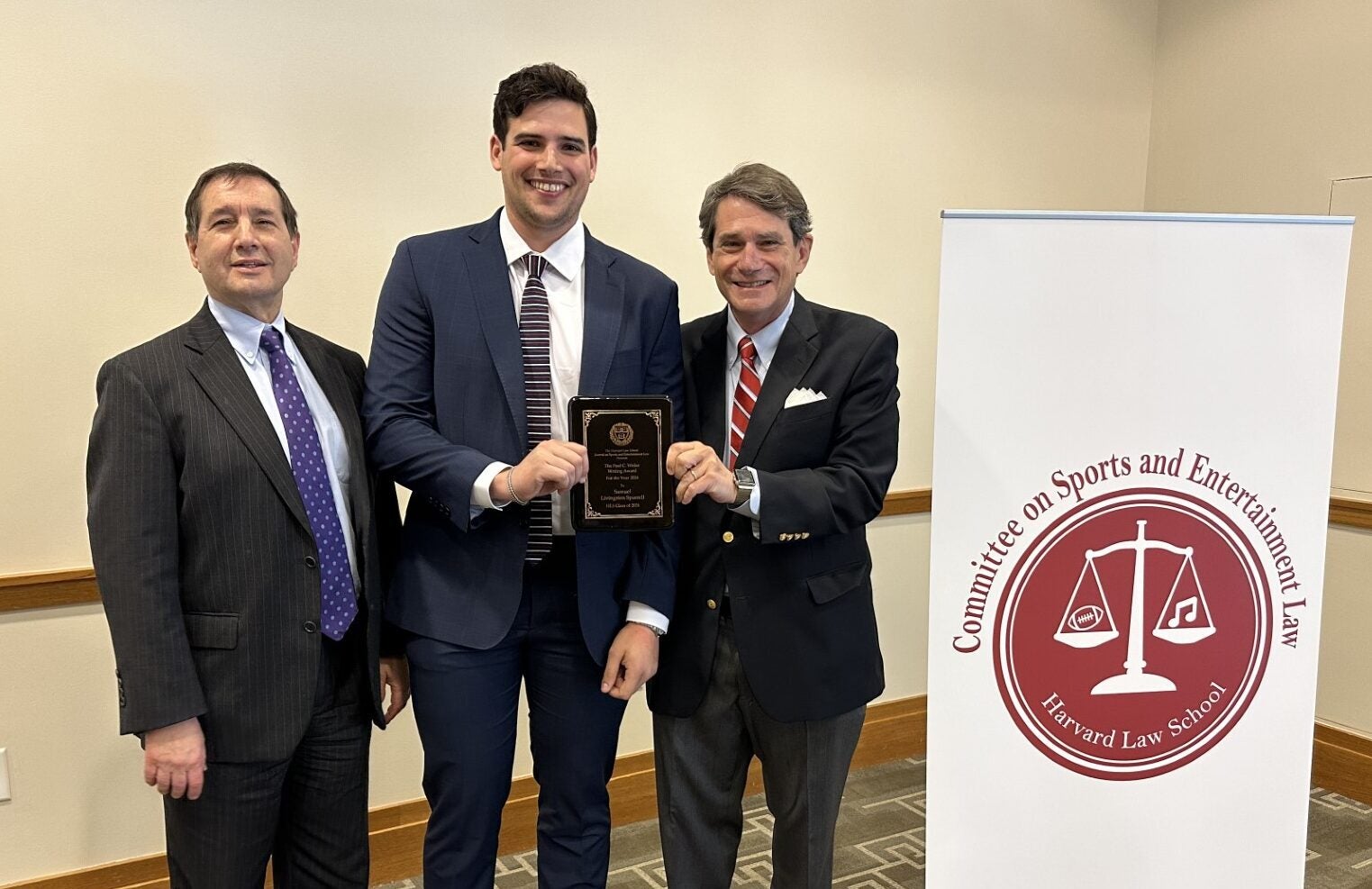 Featured image for Sports Law Clinic students honored with annual Paul C. Weiler Awards article