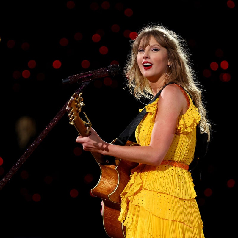 Taylor Swift onstage in Melbourne, Australia.