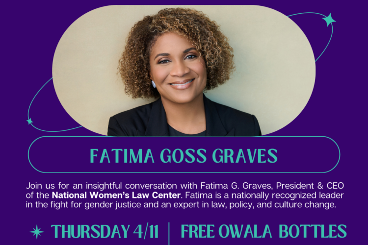 Image thumbnail for Fighting for Women’s Rights: Lunch Talk with Fatima G. Graves, President & CEO of the National Women’s Law Center
