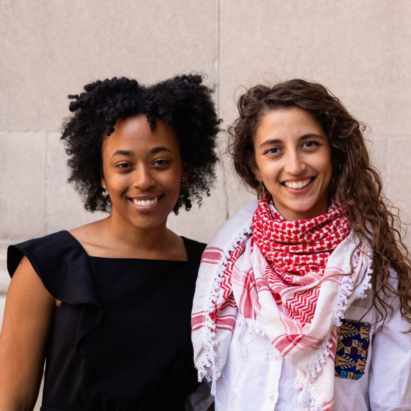 Kamille Bernard and Lea Kayali.