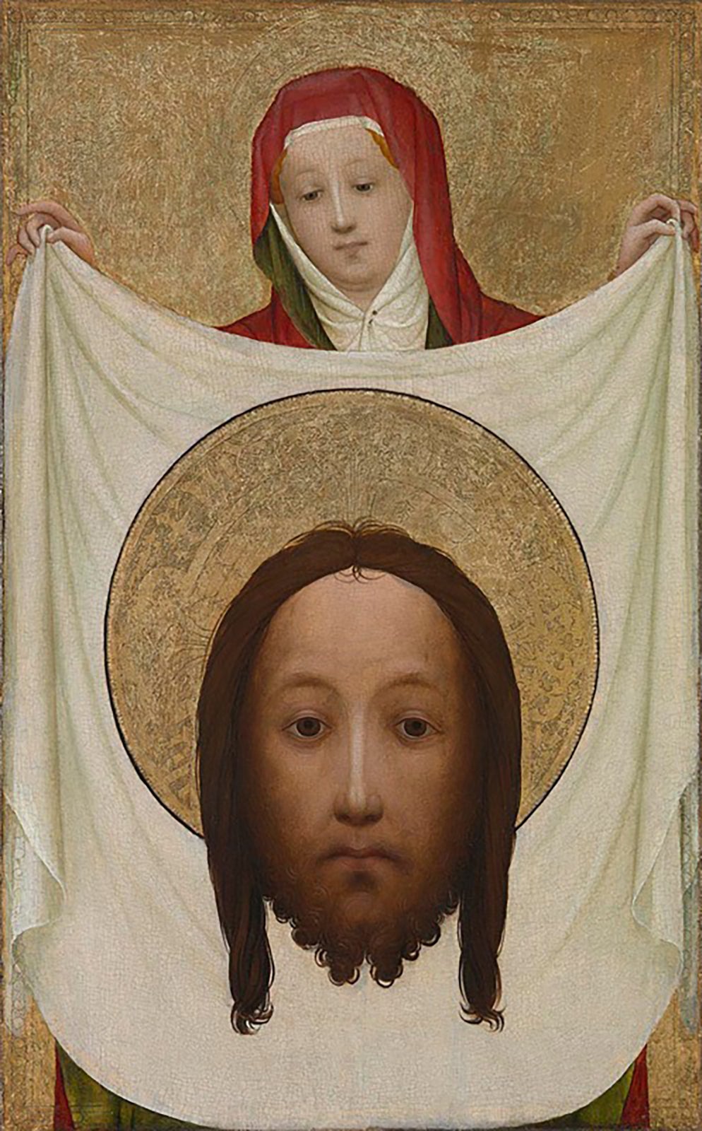 Painting of Saint Veronica with the Sudarium, circa 1420.