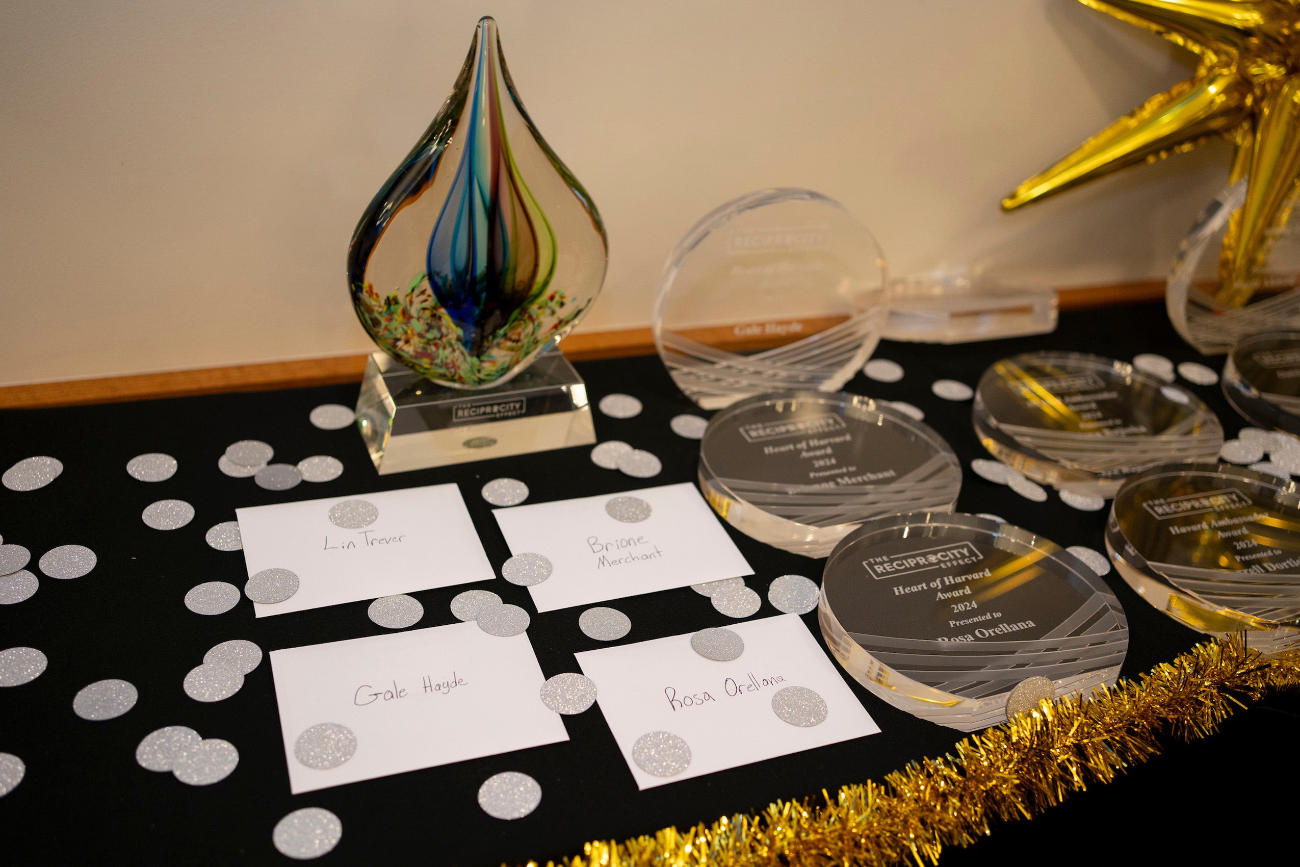A table of awards