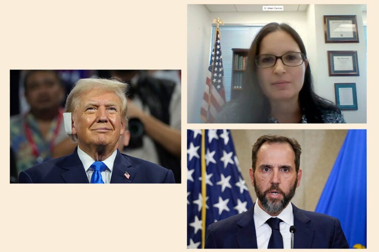 Donald Trump, Aileen Cannon, Jack Smith.