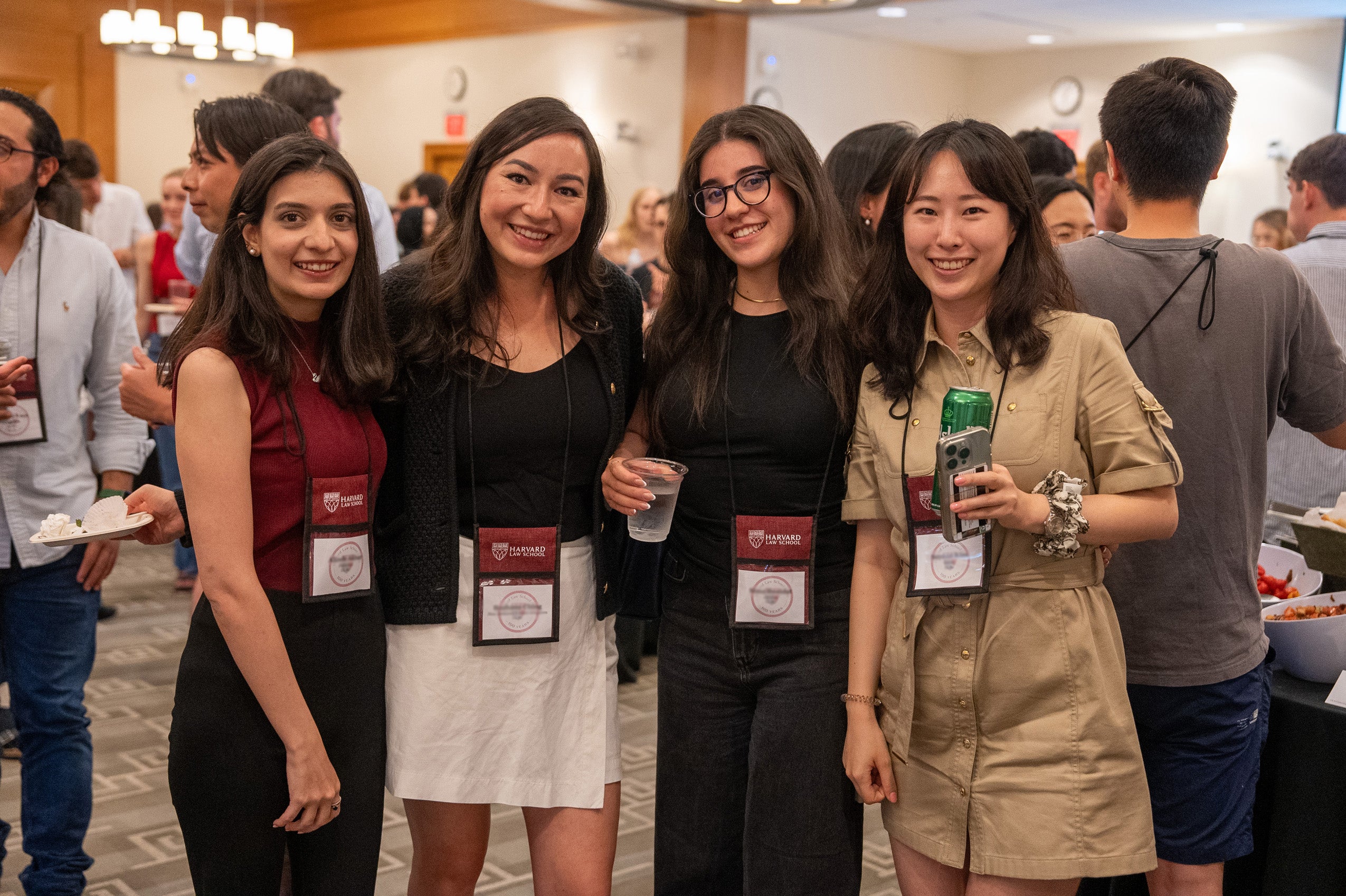 A group of students pose for a photo.