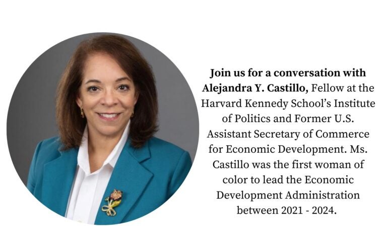 Image thumbnail for A conversation with Alejandra Y. Castillo, Former U.S. Assistant Secretary of Commerce for Economic Development