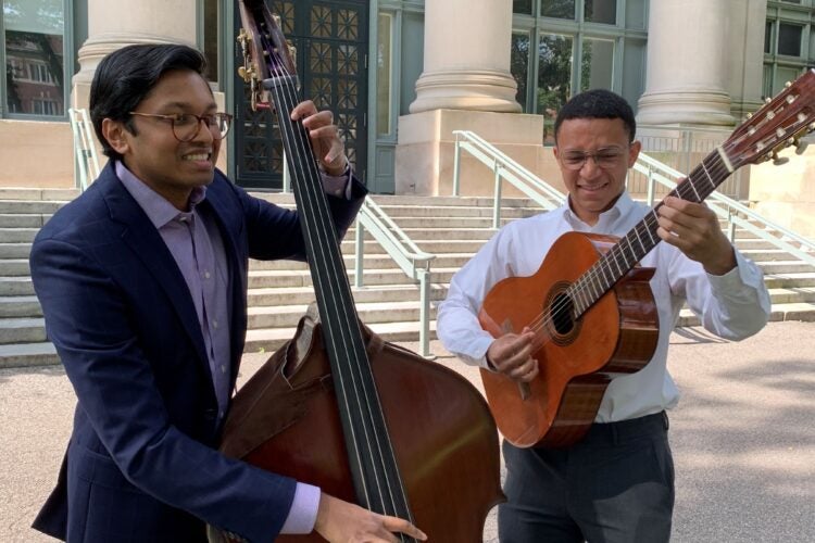 Image thumbnail for Jazz Night in Langdell Reading Room – A Celebration of the Re-Opening