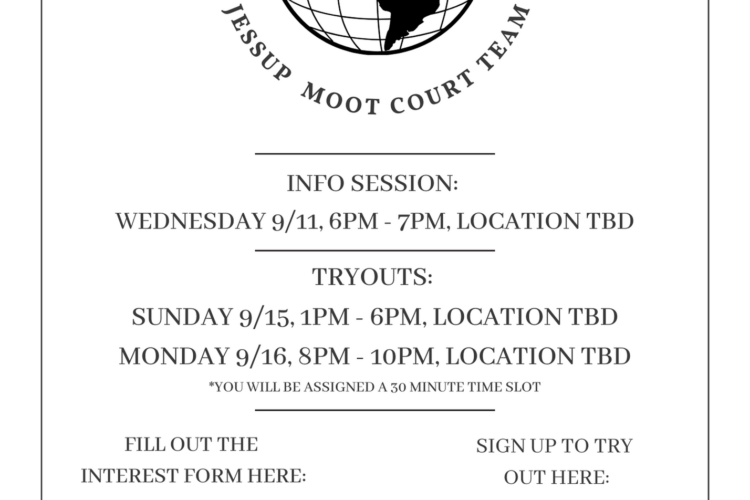 Image thumbnail for Jessup International Law Moot Court Info Session