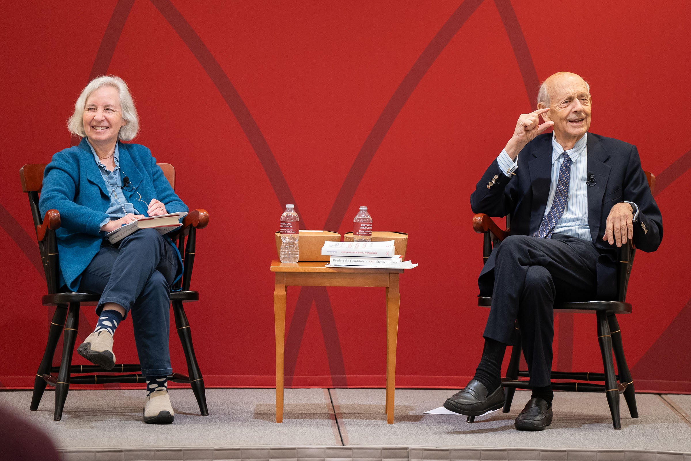 Martha Minow and Stephen Breyer.