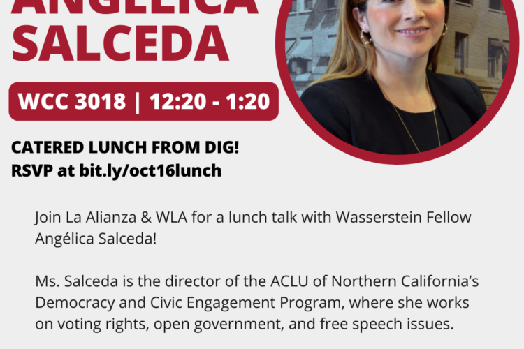 Image thumbnail for Lunch Chat with Wasserstein Fellow Angélica Salceda