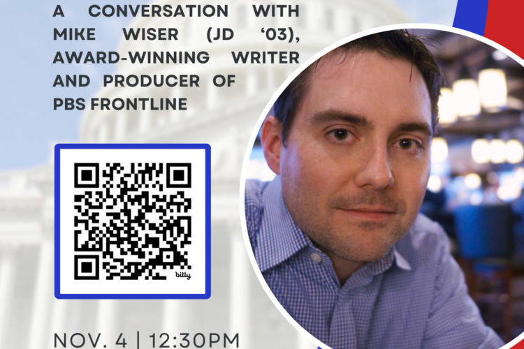 Image thumbnail for On the FRONTLINE: A Conversation with Mike Wiser (JD ’03)