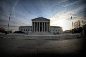 U.S. Supreme Court building.