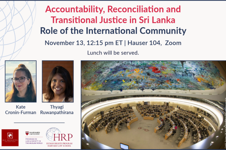 Image thumbnail for Accountability, Reconciliation and Transitional Justice in Sri Lanka: Role of the International Community