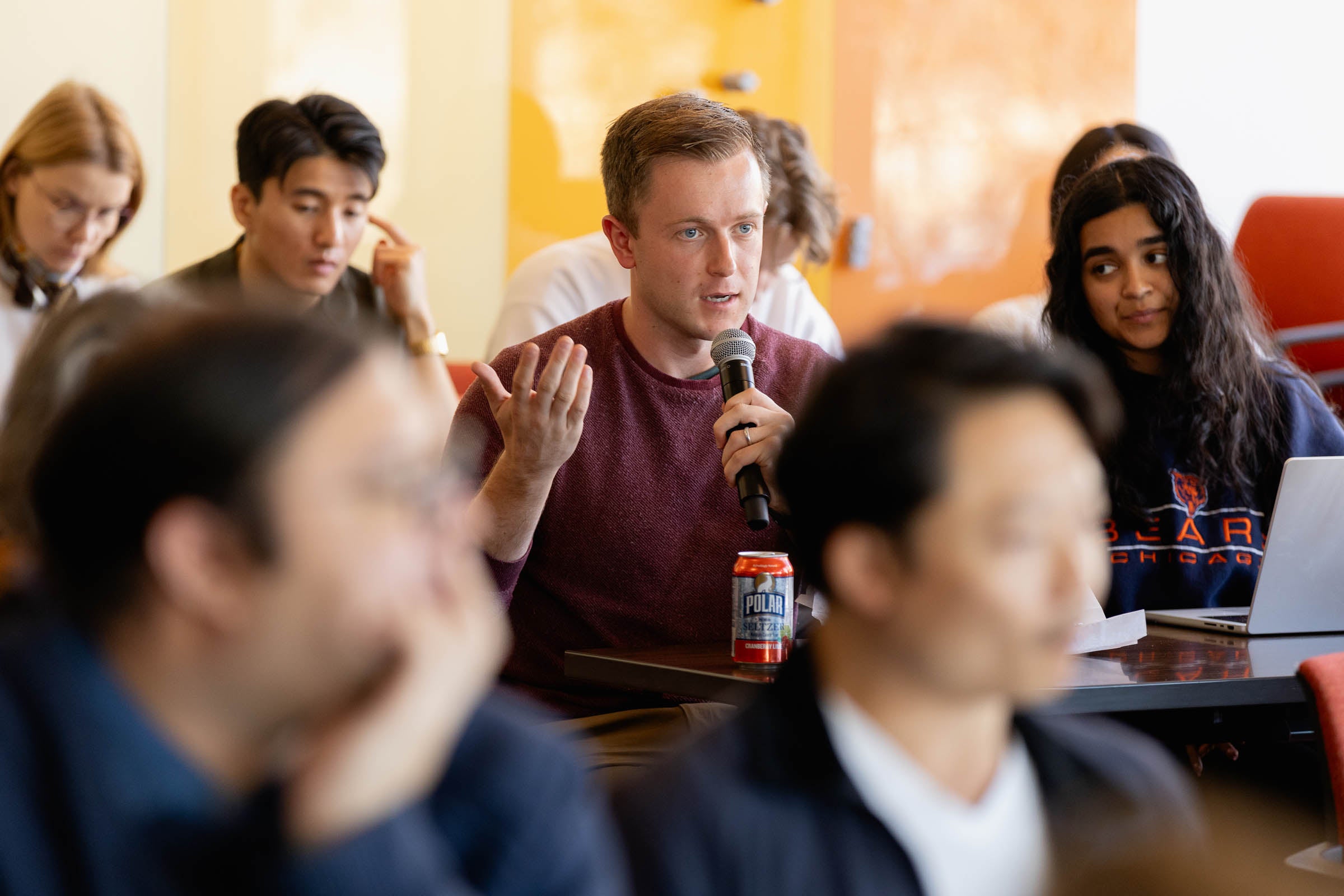 Rebooting Social Media event audience member asks a question.