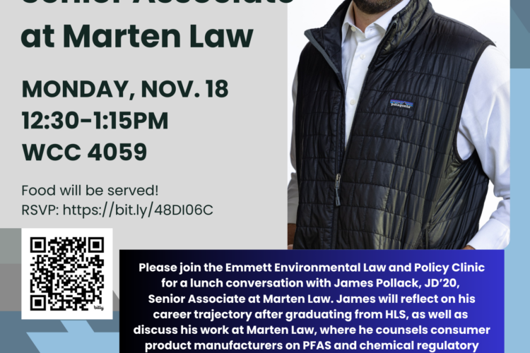 Image thumbnail for Lunch Talk with James Pollack, JD’20, Senior Associate at Marten Law