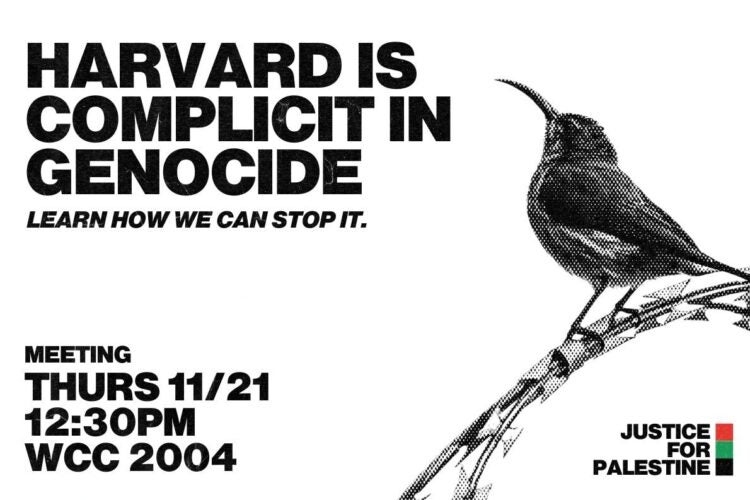 Image thumbnail for Harvard is Complicit in Genocide Event