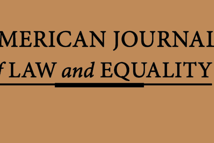 Image thumbnail for HLS Library Talk: The American Journal of Law & Equality Volume 4