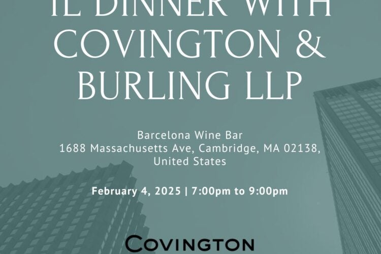 Image thumbnail for 1L Dinner with Covington & Burling LLP