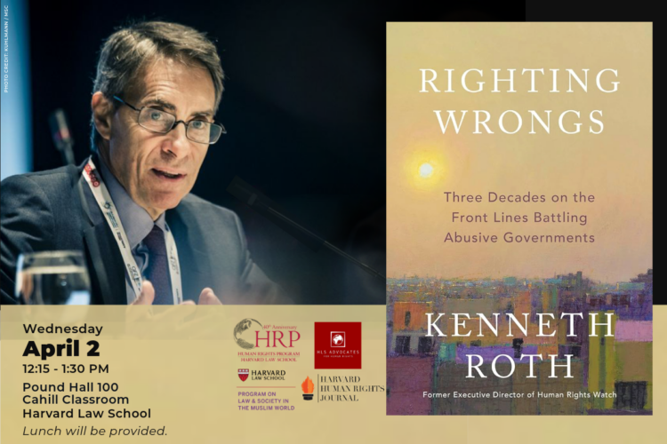 Image thumbnail for Righting Wrongs: Three Decades on the Front Lines Battling Abusive Governments [Book Launch]